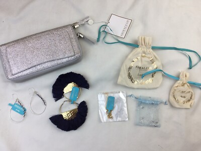 Shiraleah silver Tone Stella wallet Plus Jewelry Necklace Earrings Lot NWT $42