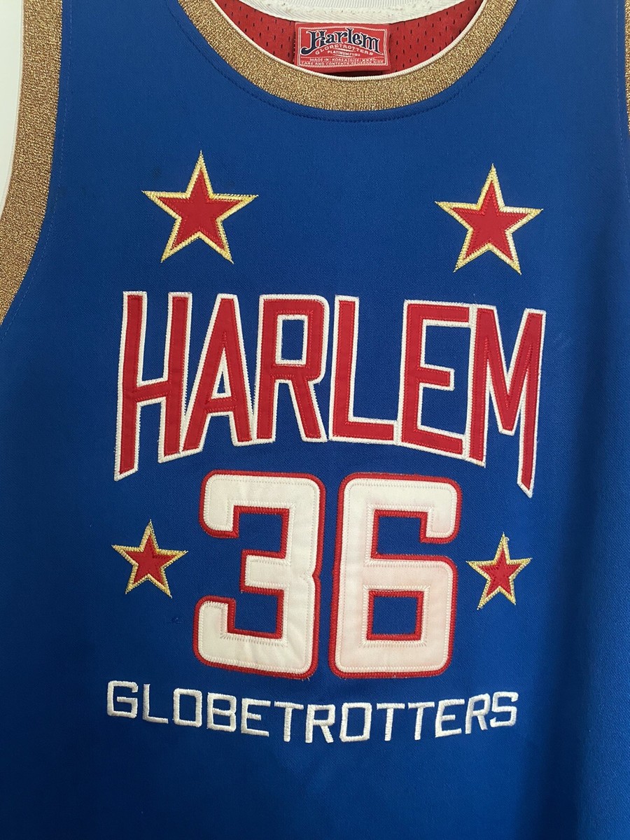 Harlem Globetrotters Platinum Fubu “Meadowlark” #36 Size