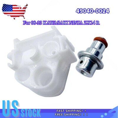 #ad #ad For 08 23 KAWASAKI NINJA ZX14 R 49040 0024 FUEL Pressure Regulator FILTER PUMP $22.56
