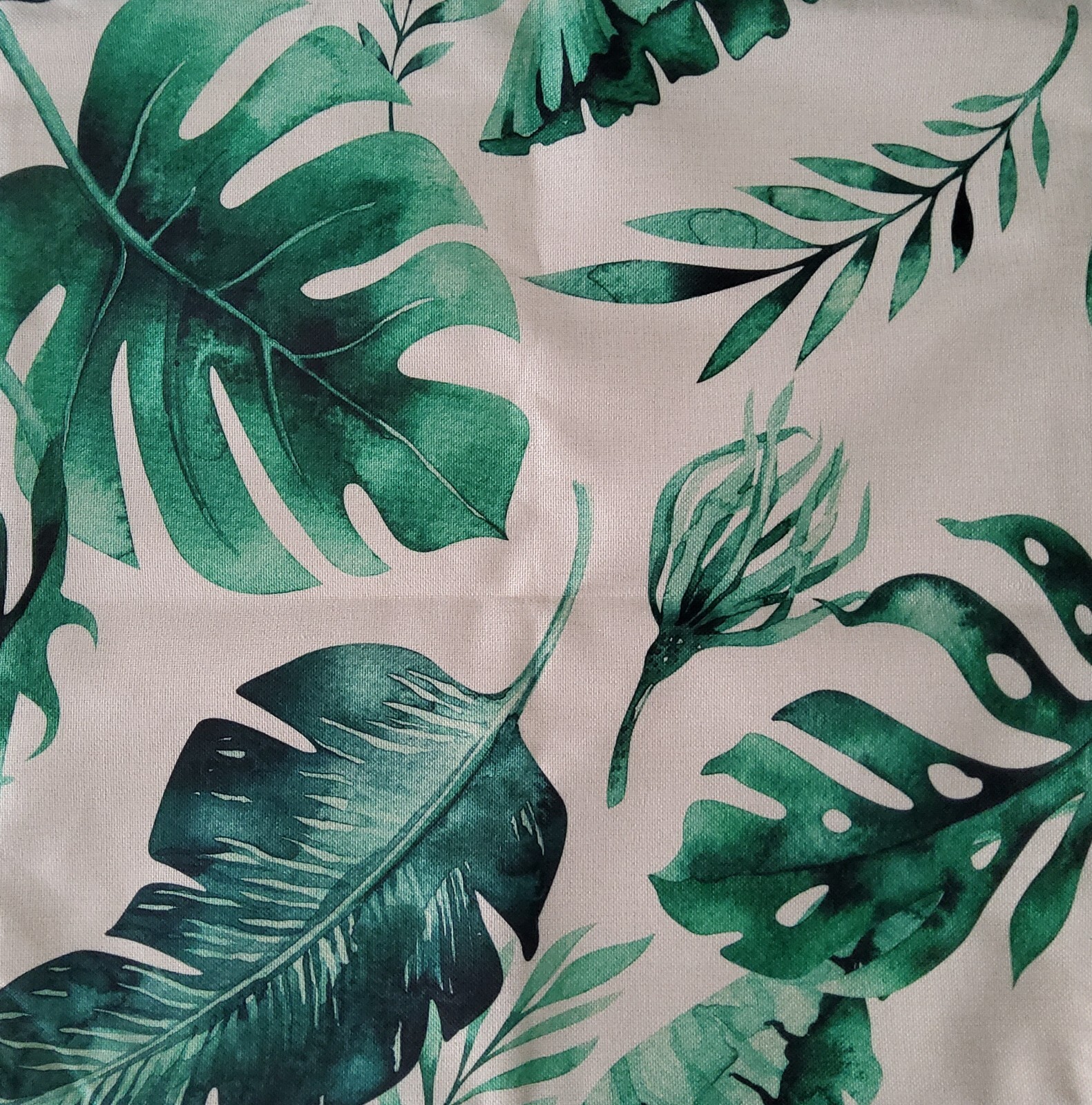 Green Leaf Cushion Covers Novelty Lounge Set of 4 Gift