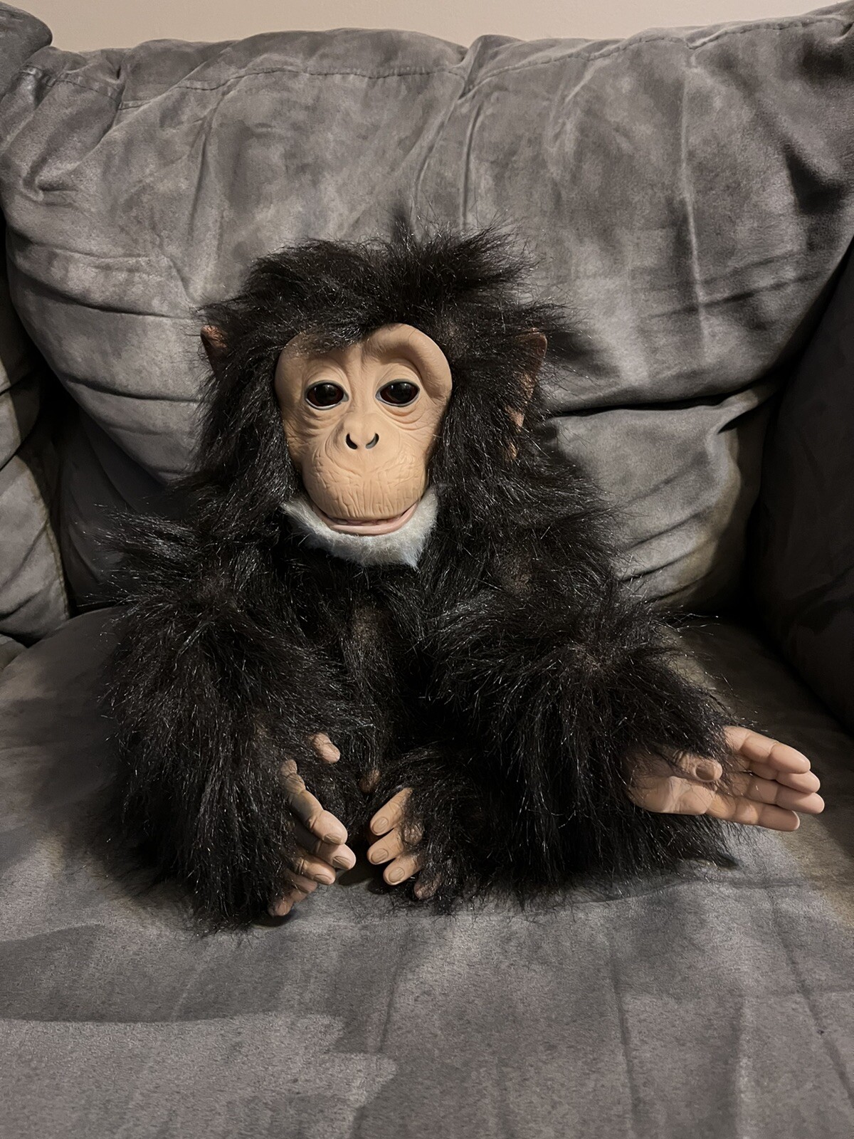 fur real cuddle chimp