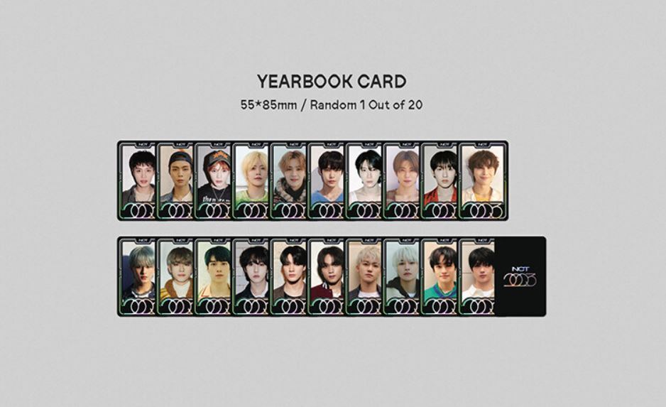 NCT] NCT2023 - Golden Age / Archiving Ver. Official Yearbook Card