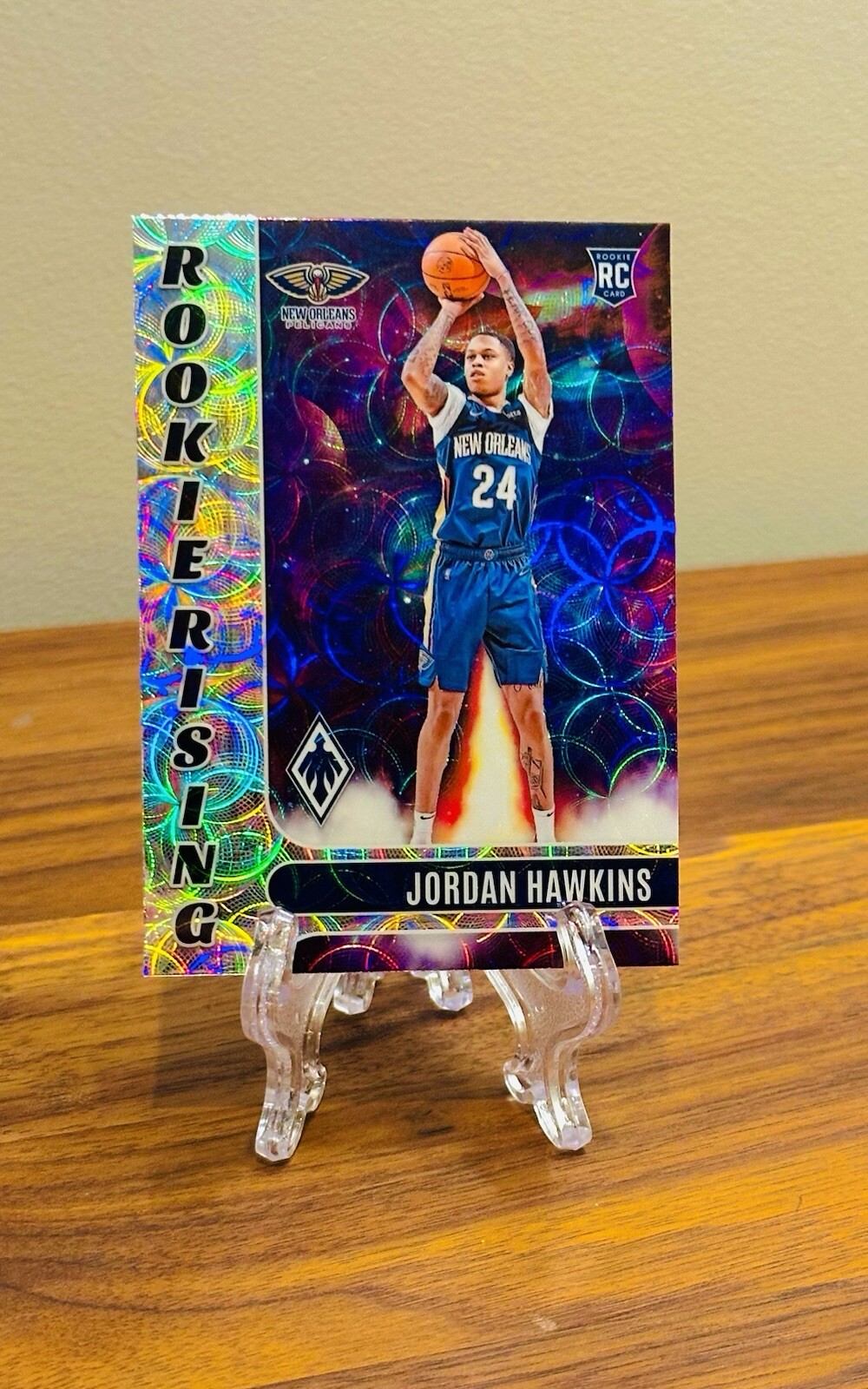 JORDAN HAWKINS - 2023-24 Panini Phoenix - Rookie Rising International - Pelicans