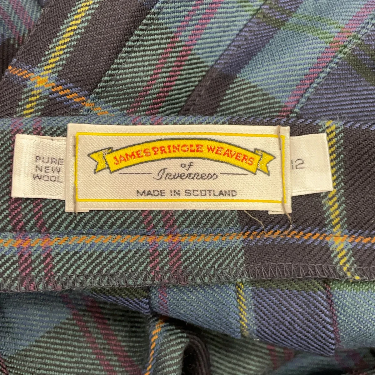 James Pringle Weavers, Wickelrock, Größe: 38, Blau/Grün #l1t