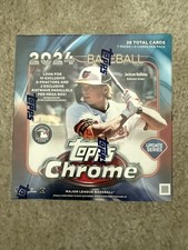 (1) 2024 TOPPS CHROME UPDATE MEGA BOX BASEBALL Brand New Sealed (SHIPS ASAP)