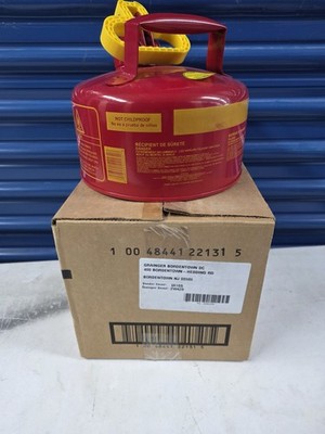 Eagle Safety Gas Can UI10S Type I Self Closing Galvanized Steel 1 gal, 9 in Dia.