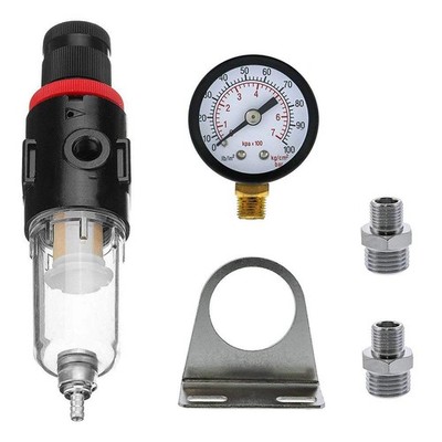 HUBEST AFR-2000 Pressure Regulator Water Trap Filter for Airbrush Compressor... 