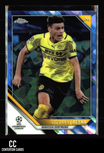 2021 Topps Chrome Sapphire UEFA Champions League Giovanni Reyna #26 card