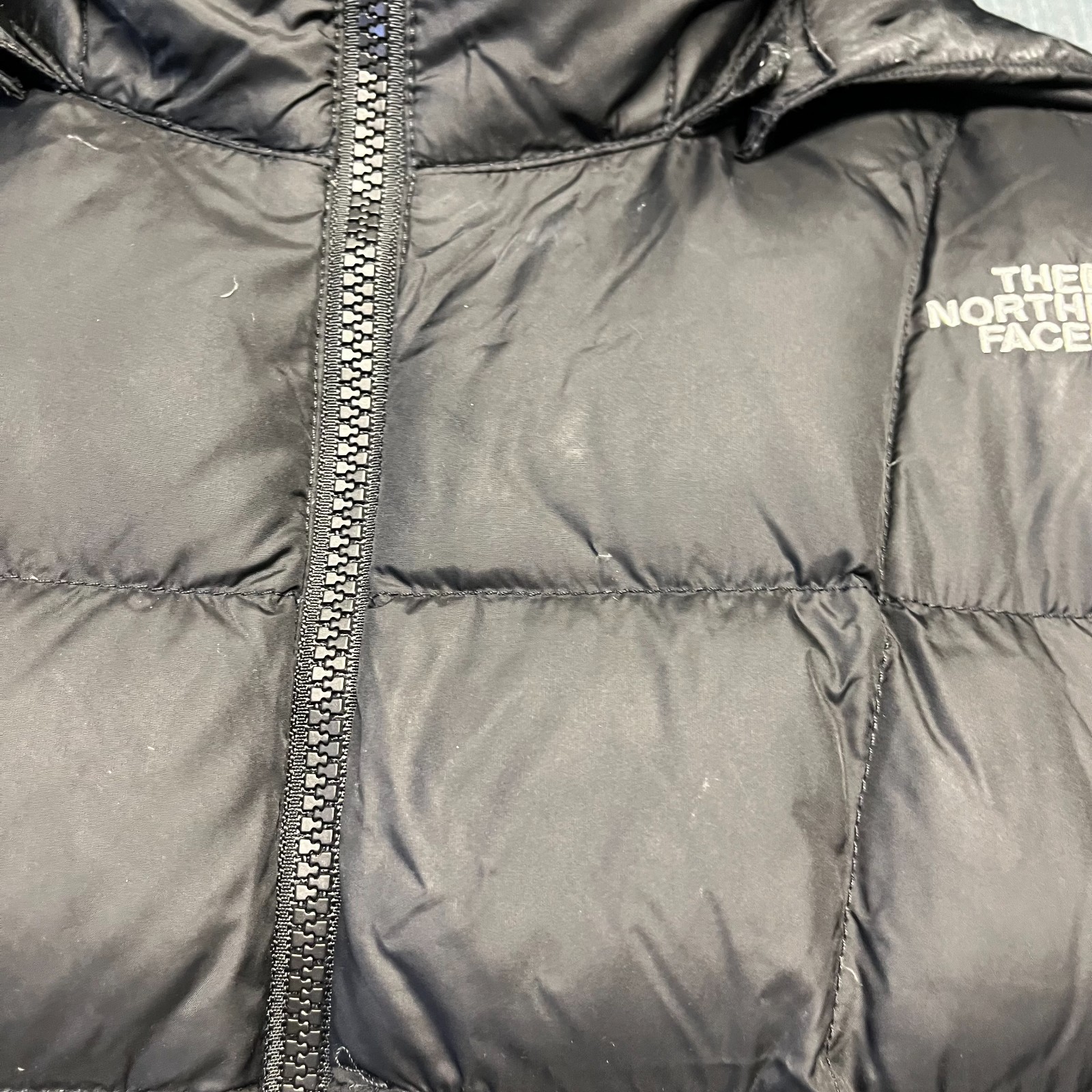 The North Face Women's Parka Jacket Size M Black 550 Down Quilted Puffer Winter thumbnail 4