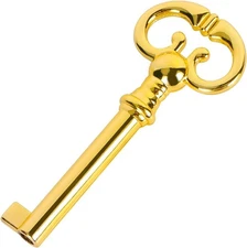 RO6G Grandfather Clock Door Key Replacement Ridgeway Grandfather, Sligh, Gold 