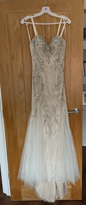 BALLKLEID VON Illusion Fantasia Meerjungfrau Ballkleid mit Schmucksteinen (einmal getragen) 