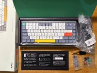 Nuphy Air75 V1 TKL JP Gateron Low Profile Red Wireless Mechanical Keyboard Used