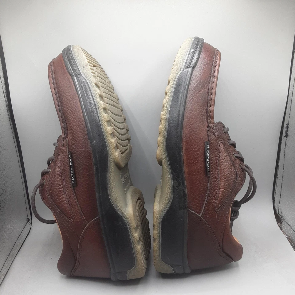 Florsheim Work Shoes Mens Size 8.5 EEE Brown Leather Moc Toe Safety SD FS2400 - Image 4 of 4