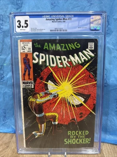 Amazing Spider-Man #72 CGC 3.5 1969 Graded Comic Shocker App