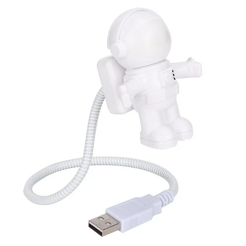 Energy Saving Astronaut Spaceman Shape Mini USB LED Night Light Computer La LS
