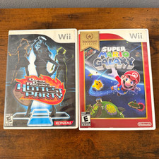 Nintendo Wii Game Lot Super Mario Galaxy & Dance Dance Revolution Hottest CIB