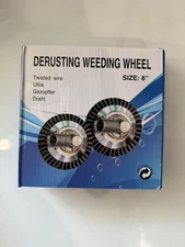 Derusting Weeding Wheel 10” Twisted Wire Cup Brush Weeding Wheel