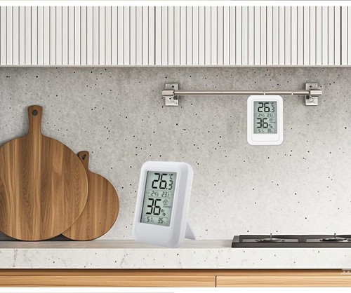 Digital Display Humidity Monitor Celsius Fahrenheit Switch For Home Use - Picture 2 of 12