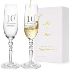 10th Anniversary Decorations Gifts for Couple, Classical Style 10th Wedding A...