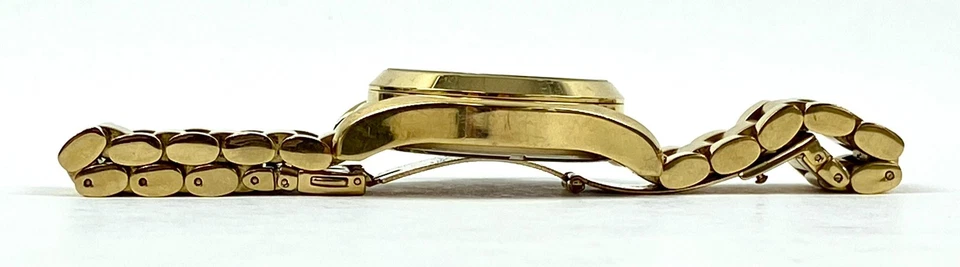 Michael Kors MK5739 Mens 10 ATM Watch Gold Tone Stainless Steel Needs Battery - Image 4 of 4