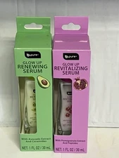 b Pure Glow Up Renewing Revitalize Avocado Pomegranate Serum Extract 