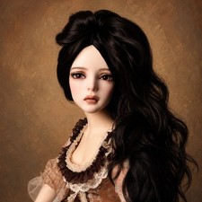 Dollmore BJD head accessory Trinity Doll Size - Epoque Clip Hairpiece 004