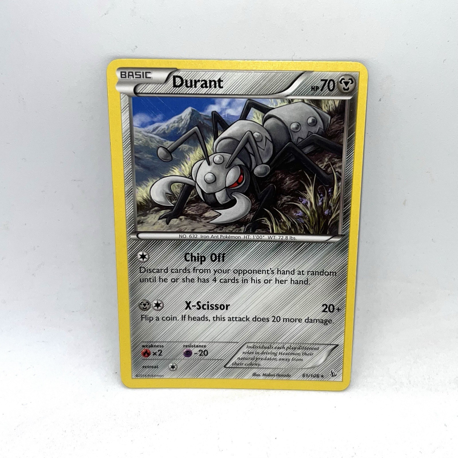 Durant 61/106 Rare XY Flashfire Normal Pokemon TCG