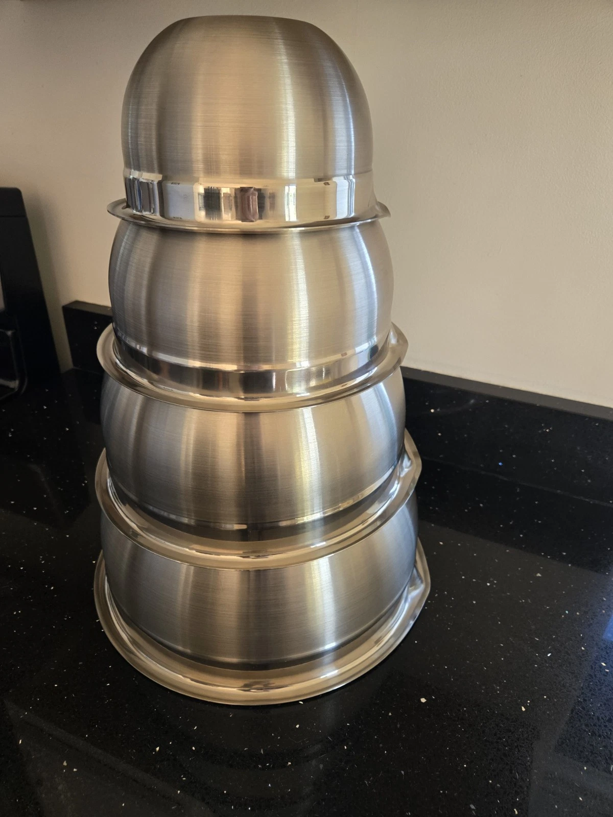 Stainless Steel Mixing Bowls Pour Spout Professional Grade
