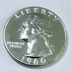 1960 PROOF WASHINGTON QUARTER - 90% SILVER - MINT STATE PLUS DETAILS #7864
