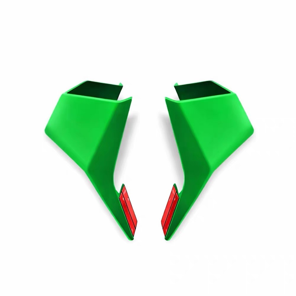 Green Side Winglets Spoilers For Kawasaki Ninja ZX10R ZX10RR 2021
