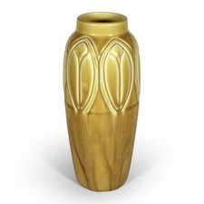 ROOKWOOD ART POTTERY SCARAB VASE 2406 ANTIQUE 1920 OHIO 7 3/4" TALL MATTE GLAZE