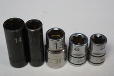 Misc Lot Of 5 Matco Tools Sockets Different Sizes Models Misc Lot Of 5 Matco Tools Sockets Different Sizes Models