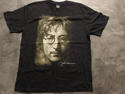 THE Roxx Vintage 90s John Lennon Face T-Shirt Kurzarm XL Beatles Musik Band