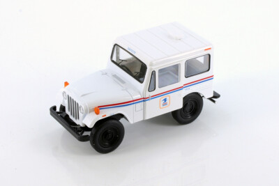 Kinsmart 5'' USPS 1971 Jeep DJ-5B White 1:26 scale Diecast Model Car pull back