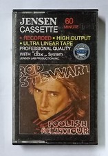 Rod Stewart Foolish Behaviour Rare Unusual JENSEN Malaysia Cassette