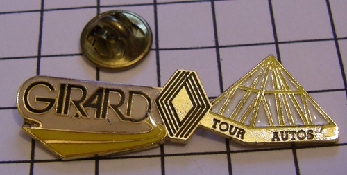 Pin's Rare – Renault Charleville – Garage – Logo Voiture – Métal – TTBE