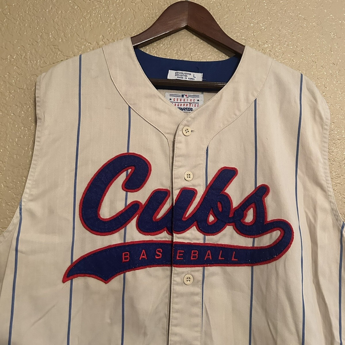 60s used L相当/MLB シカゴカブス CUBS ベースボールシャツ 60s used L