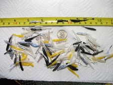 100-mix-3/4" -1 1/8-1 1/4-crappie panfish-grubs-maggot-jigs-minnows-fluke-scent
