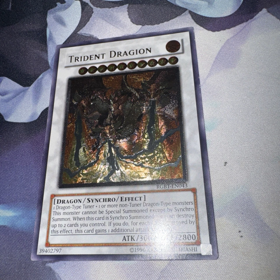 Yugioh Trident Dragion RGBT-EN043 Ultimate Rare Free Tracked Shipping - Image 3 of 4