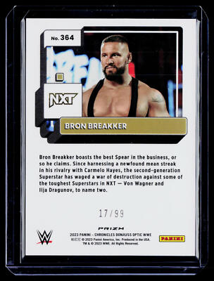 2023 Panini Chronicles WWE #364 Bron Breakker Blue #/99 | eBay