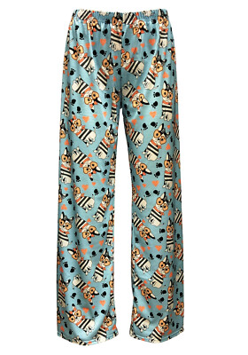 Damen süße Katze Kätzchen Pfote Herz Schleife Cartoonish Pyjamahose Haustiere Liebhaber Geschenk