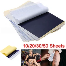 Tattoo Transfer Paper Stencil Carbon Thermal Tracing Hectograph Supplies Sheets