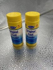 Lot Of 2 Dr Scholl’s Soothing Foot Powder Help Keep Feet Dry Travel 1 Oz Each