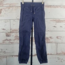Hanna Andersson Twill Jogger Pant Navy Size 140  10
