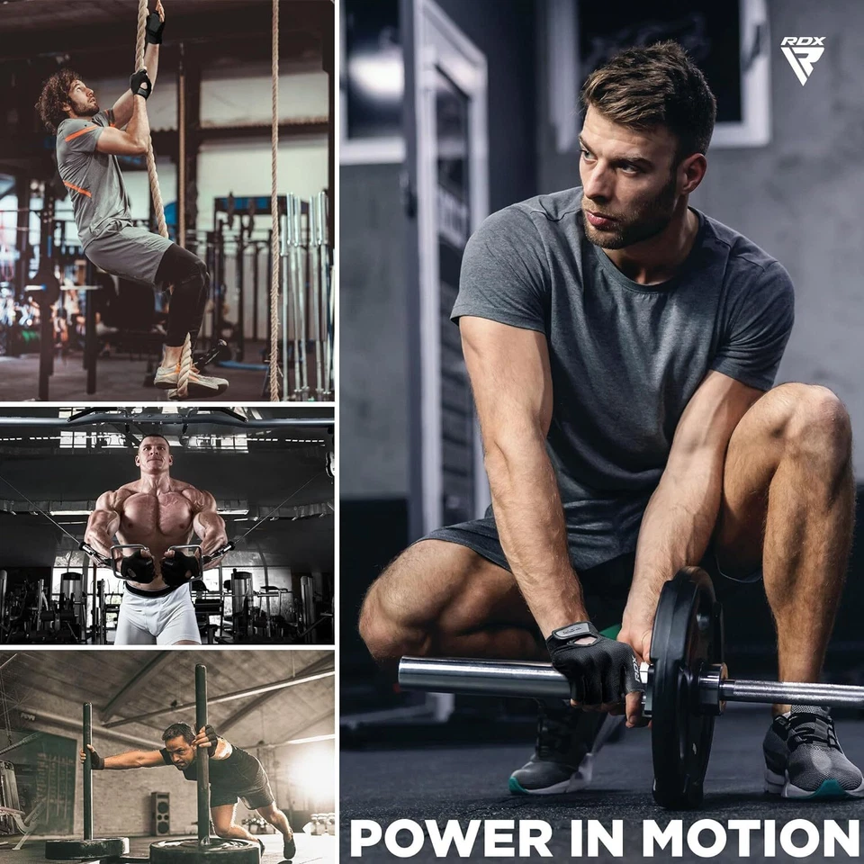 Weight Lifting Gym Gloves by RDX Anti Slip Padded Workout Gloves for Men Women - Image 3 of 4