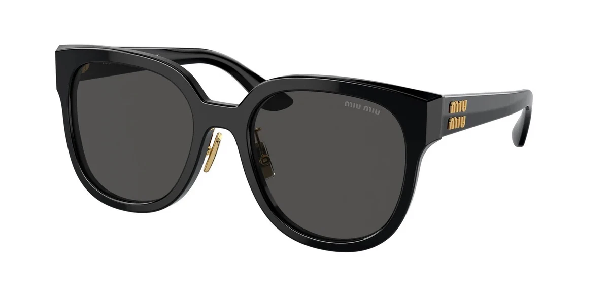Black Round Miu Miu Sunglasses for Women for sale | eBay display picture 1