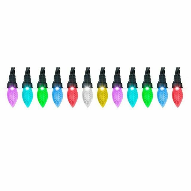 Lightshow 37207 24 LED Multi-Color C9 Shape String Light Set for sale ...