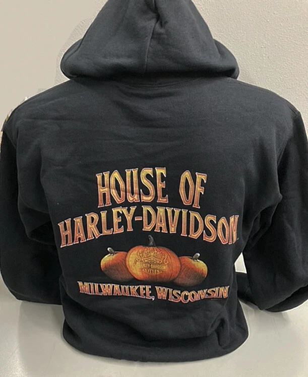 Harley davidson top hoodie with bandana