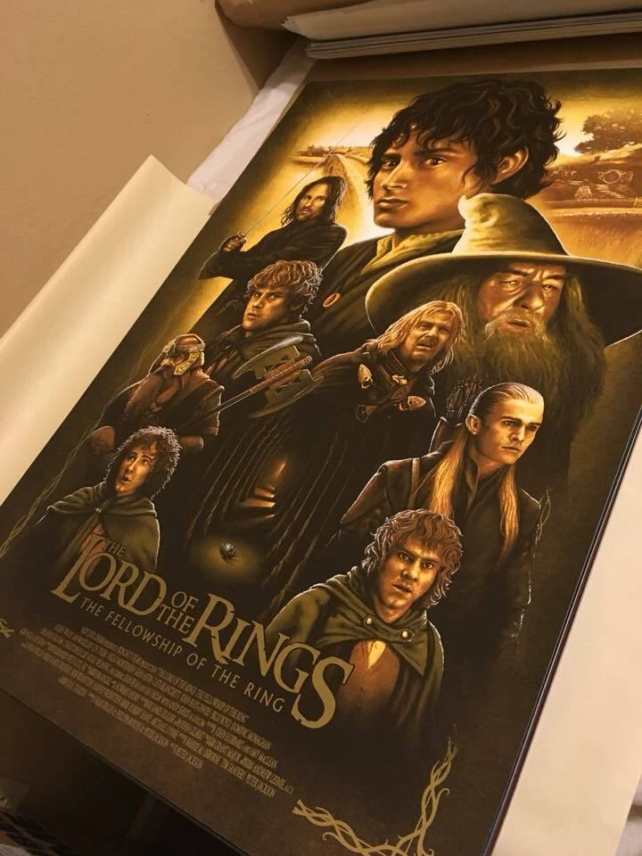 LORD OF THE RINGS, THE (TRILOGY) by Adam Rabalais – RARE PRINTS AND POSTERS