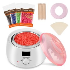 Super PDR Waxing Kit for Hair Removal Wax Heater with LED Temperature Display